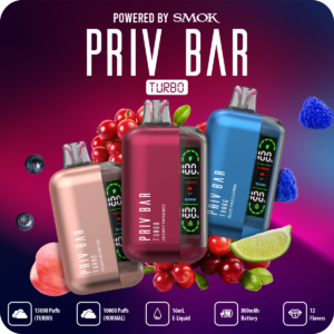 Priv Bar turbo 15000 puff caja x 5